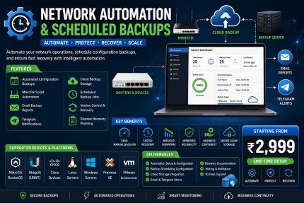 Network automation and Backups services