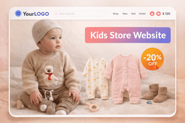 Kids & Baby Store Website Setup