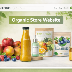 Organic Products Store Website Setup