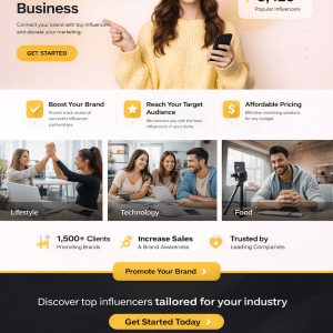 Influencer Marketing Agency Website Setup