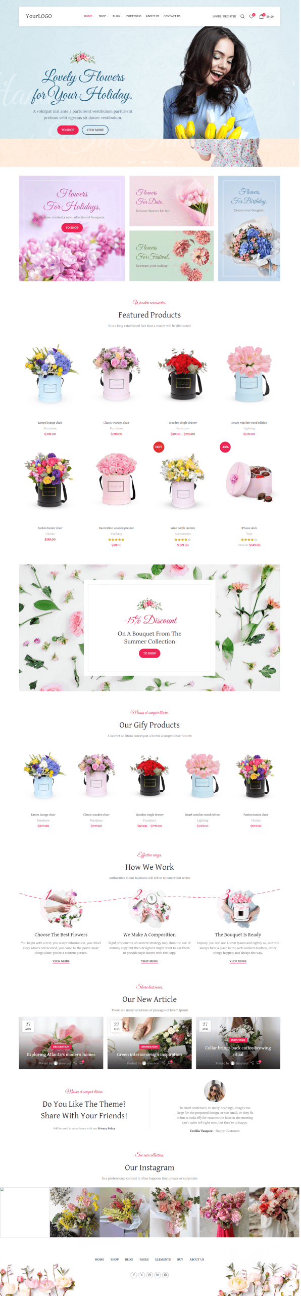 Flowers & Gifts Store Website Setup - Image 2